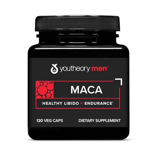 Youtheory Men's Maca - Vegan Maca Supplement for Men - Supports Energy, Stamina & Endurance* -