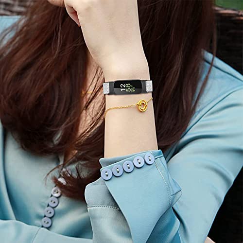 3-Pack Elastic Nylon Bands Compatible With Fitbit Inspire 3/Inspire 2/Inspire Hr/Inspire/Ace 3/Ace 2, Breathable Adjustable Replacement Stretchy Nylon Loop Wristband Sport Strap For Women Men, 301 #TOP4