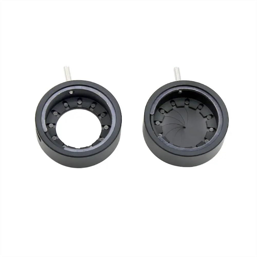 Accesorios Para Microscopios Diafragma de apertura de 0,5-16mm, cámara de Iris mecánico, piezas del módulo óptico del microscopio, 12 hojas de diafragma, diafragma de iris óptico de 0,5-16mm Durabilid