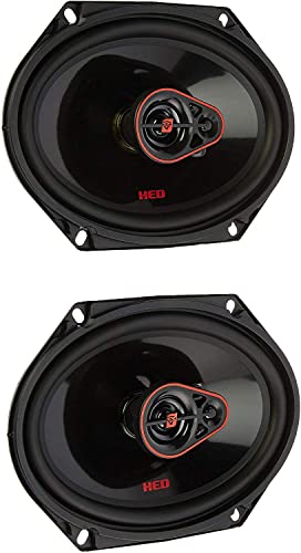 CERWIN-VEGA! Mobile H7683 HED(R) Series 3-Way Coaxial Speakers (6" x 8", 360 Watts max)