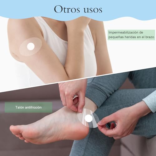 Miniatura 6 de Zocone 80 Piezas Pegatinas Para Orejas Impermeable Bebe Transparentes Pegatinas Orejas Agua Parches Oidos Orejeras Impermeables Niños Protector Oidos Agua Adhesivo Para Bebe Y Niños Duchas Piscina