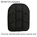 ULIONTAC EVA Foam Padding Breathable Soft Molded Insert Pad Tactical Accessories Gear Lightweight 2pcs (Black)