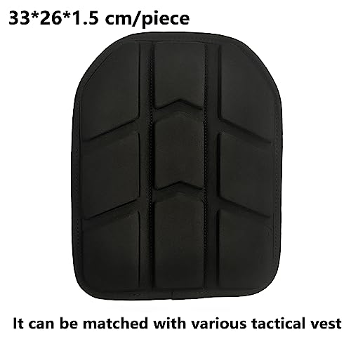 ULIONTAC EVA Foam Padding Breathable Soft Molded Insert Pad Tactical Accessories Gear Lightweight 2pcs (Black) by ULIONTAC - Image 4