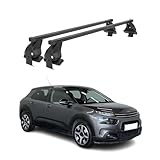 Barres Transversales Menabo Compatible avec Citroen C4 Cactus II 2018-2024 Noir