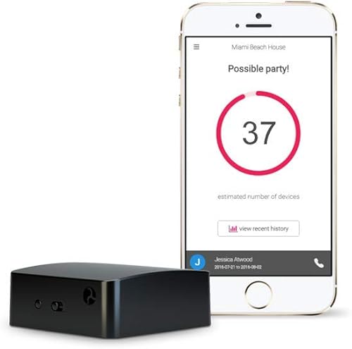 Servicio de monitoreo de ocupación domiciliaria: Sensor para todo el hogar y aplicación móvil con suscripción de 1 año