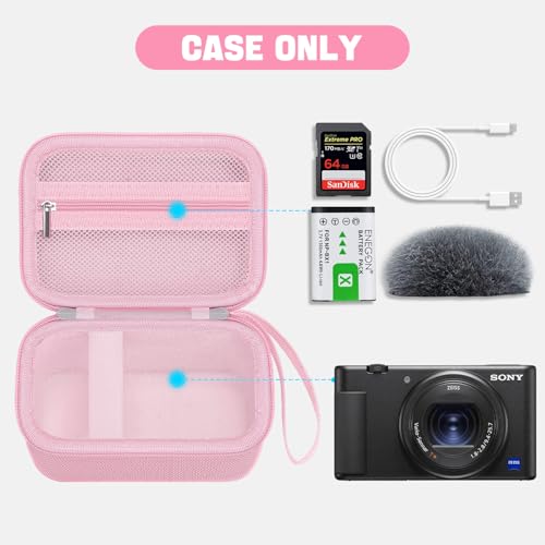 HESPLUS Capa para câmera digital Sony ZV-1/ZV-1F/ZV-1 II para criadores de conteúdo e vloggers, caix