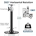 DAWASAPAT Mini Ceiling Projector Mount Bracket- Adjustable Tilt&Swivel Hanging Projector Holder Wall Mount Hanger Rack Stand for Mini Projector with 2 Free Adapters, and Cable Ties, Black