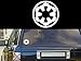 Galactic Empire Symbol NOK Decal Vinyl Sticker|Cars Trucks Walls Laptop|White|5.5 x 5.5 in|NOK026