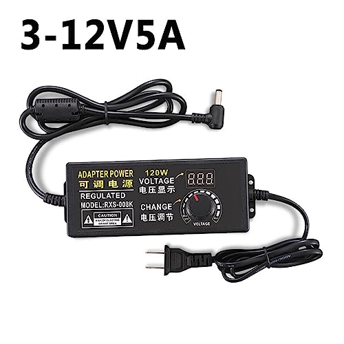 Adaptador de corriente para solucionar caídas de voltaje de 3V a 12V 5A 2