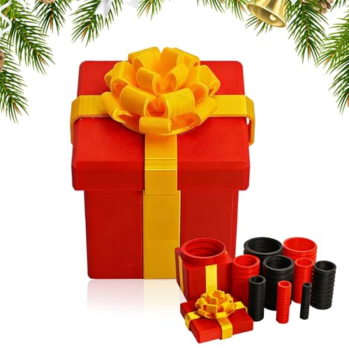 Annoying Nested Screw Gift Box Hard to Open Prank Gift Box for Men Women Teenager Funny Chrismas Superise Present for Decro Gift Indoor Office