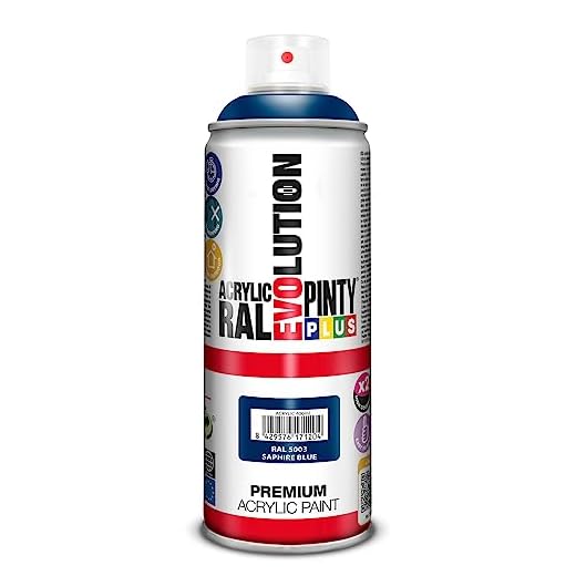 PINTURA EN SPRAY PINTYPLUS EVOLUTION 520CC RAL 5003 AZUL ZAFIRO