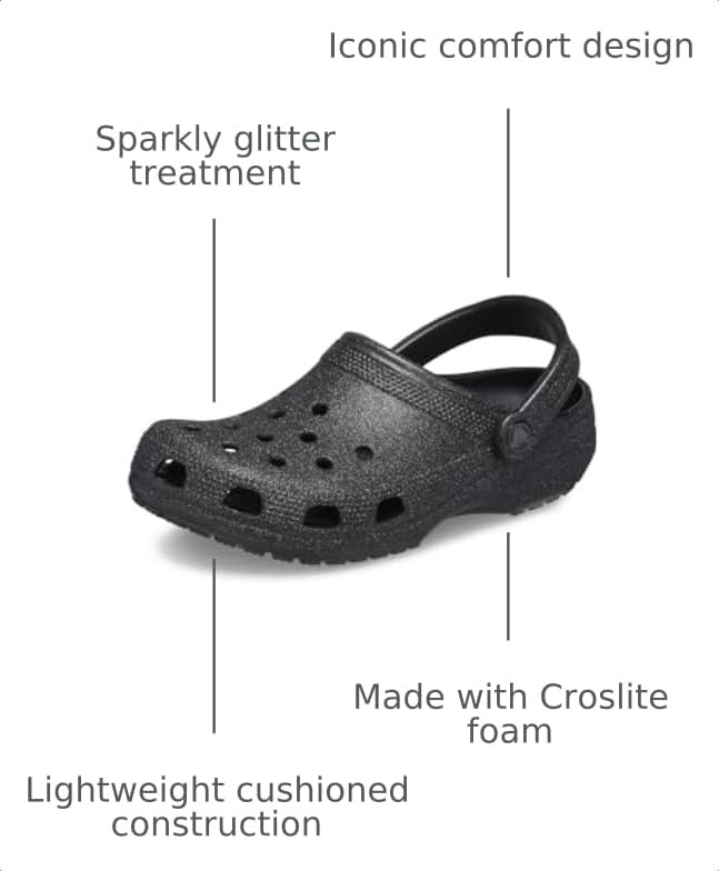 Image of Crocs Classic Clogs - Glitter