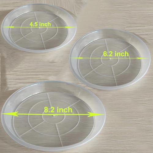 Oupsaui 4 6 8 INCH Plant Saucer Pot Tray thumb #1