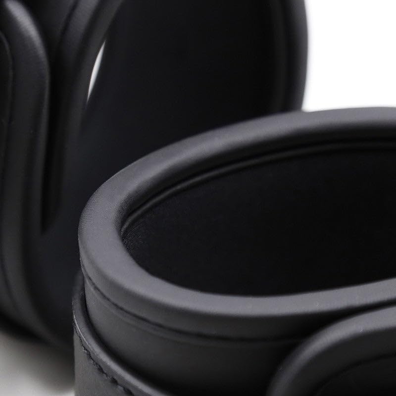 BONDAGERIE® Manette All Black Morbide, con catenina, colore Nero