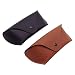 ccHuDE 2 Pcs PU Leather Glasses Case Unisex Eyeglasses Boxes Sunglasses Protective Case Portable Travel Glasses Storage Box Reading Glasses Holder Case