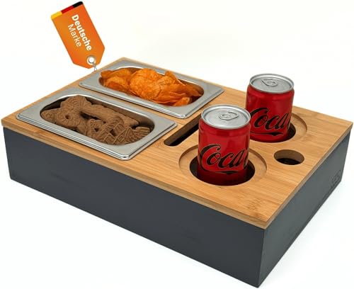 Cabilock 3er-Set Getränkehalter-Tablett Mit 2 Löchern – Weiß, Aus Perlbäumchen, Für Take-away, Kaffee Und Catering