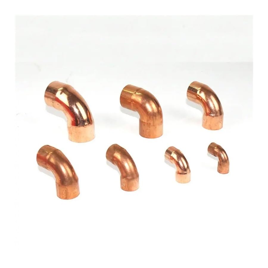 32mm Inner Dia x1.5mm Thickness Scoket Weld Copper End Feed 90 Deg Elbow Coupler Plumbing Fitting Water Gas Oil