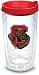 Tervis 1060832 Cornell University Emblem Individual Tumbler with Red lid, 16 oz, Clear