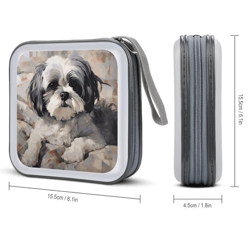 Rangement CD DVD anti-rayure à fermeture éclair pour optimiser l'espace