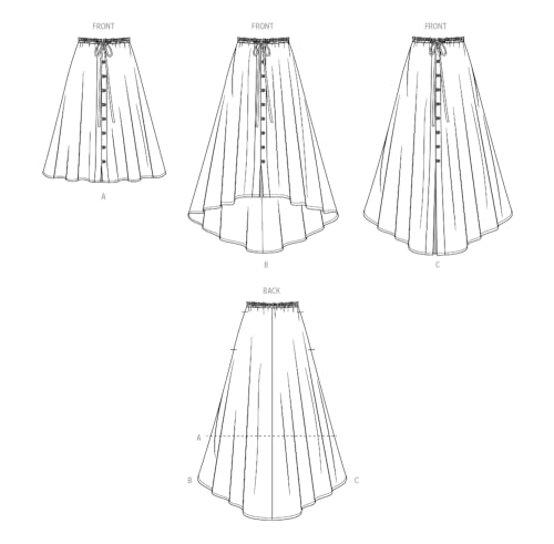 Jupe avec ourlet variantes taille 36-40 pour ajuster parfaitement sa silhouette