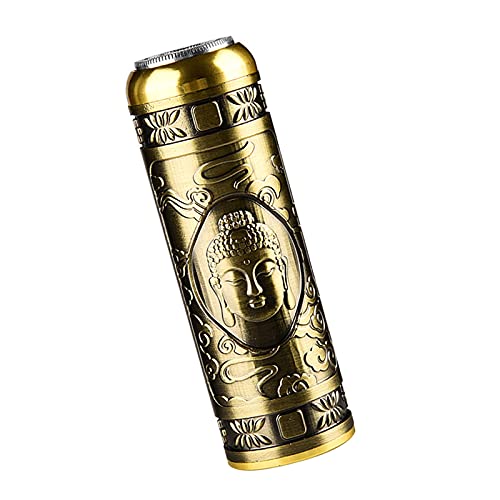 Yunnyp Barbeador elétrico para homens, mini aparador de barba portátil recarregável por USB, barbead