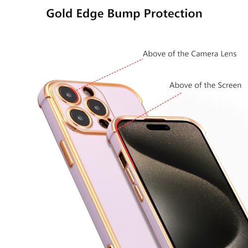 Coque iPhone 15 Pro Max luxe en silicone souple avec placage - 4