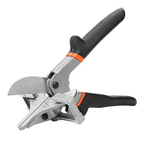 TOPINCN Cisaillement Multi-Angle Tube Trunking Mitre Joint Cisaille Garniture Cutter Outil À Main 0 ° - 135 ° Outil De Coupe Réglable