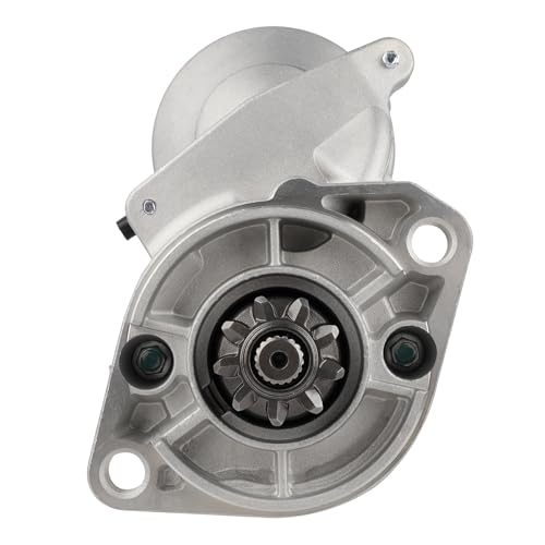 Image of Ezexpreze New 18145 Starter for Kubota Diesel Compact Tractors L2250 L2500 L2550 L2650 L2800 L2900 L2950 L3010 L3130 L3240 L3300 L3400 L3410 L3430 L35 KJS130 3407016081 3407016083 1280008460