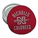 Nicholls State University Colonels Logo Round Rubber Non-Slip Jar Gripper Lid Opener