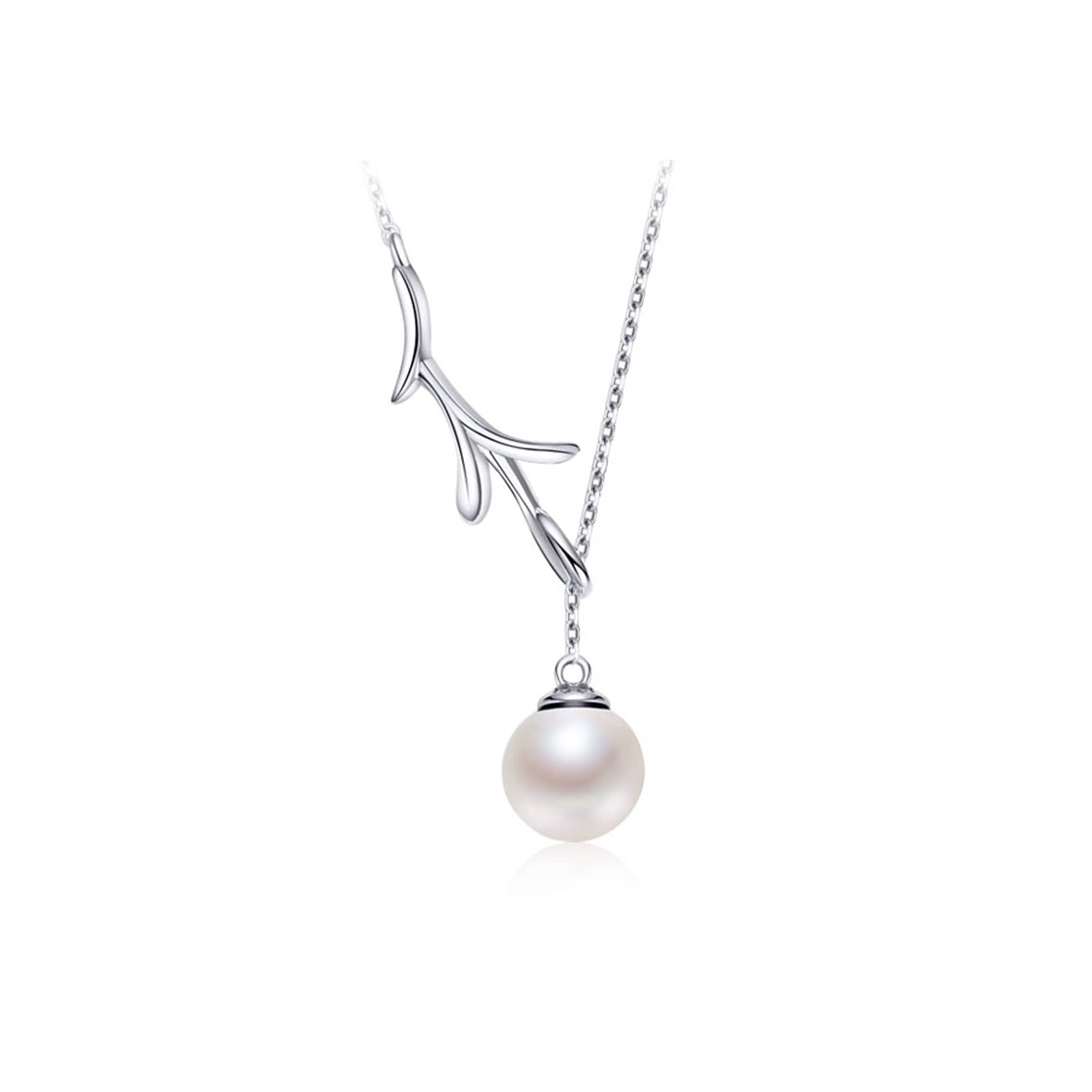 Collier perle eau douce anti ternissement chaîne argent s925