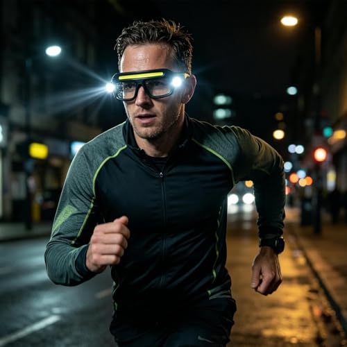 Linterna frontal recargable impermeable regulable manos libres para mecánico 2