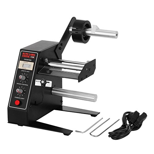 BestEquip Automatic Label Dispenser with Speed Control Label Dispenser Portable Label Applicator for Bottles