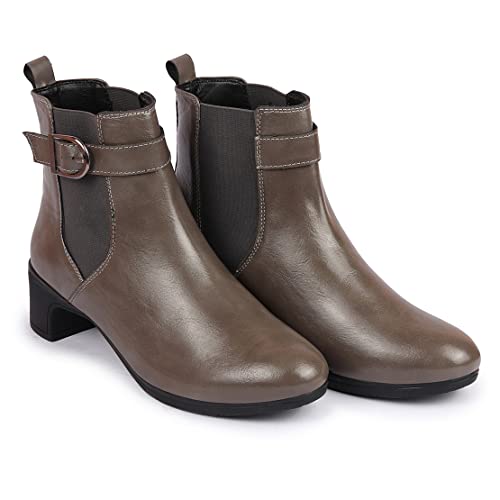 Image of FAUSTO Women Flared Heel Boots