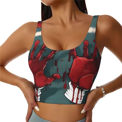Gilet de sport femme entraînement fitness horreur fille