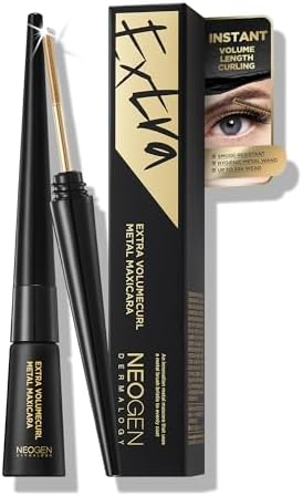 NEOGEN Dermalogy Extra Volume Curl Metal Mascara, Black, (4ml) 0.20 oz
