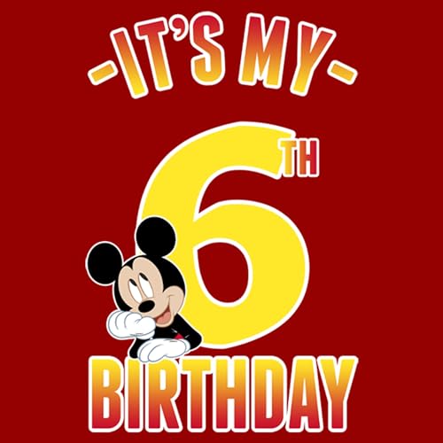 Disney Girl's Hiya Pal 6th Birthday T-Shirt2