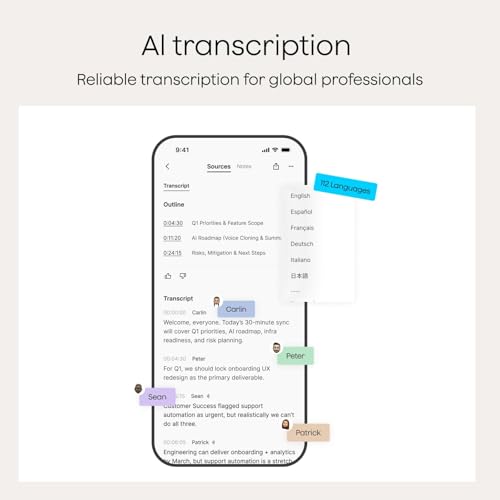 image for Plaud Note Pro AI Voice Recorder, Transcribe & Summarize with AI, App 