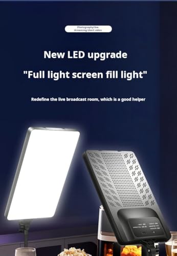 Image of GiftMax RL-16 16 inch LED Video Soft Light Panel, 50W for Studio Photography | Video Recording | Conference | YouTube,2700K-5700K CRI95+ | with Remote Control