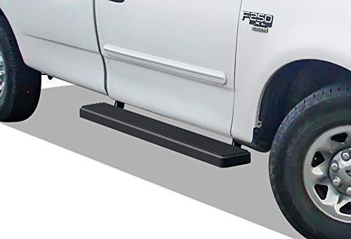 Estribos Running Boards 6in Negro APS Acero Inox miniatura 1