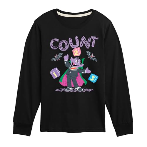 Sesame Street - Count Von Count- Toddler and Youth Long Sleeve T-Shirt