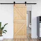 ホーム&ガーデン - ドア Narvik 70x210 cm 無垢材 パイン材 - 家具の選択