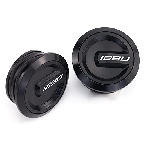 For KTM 1290 Super Adventure 2015-2022 1290 Super Duke R 2014-2022 Frame Hole Cover Caps Plug Decorative Frame Cap Motorcycle Accessories (Black)