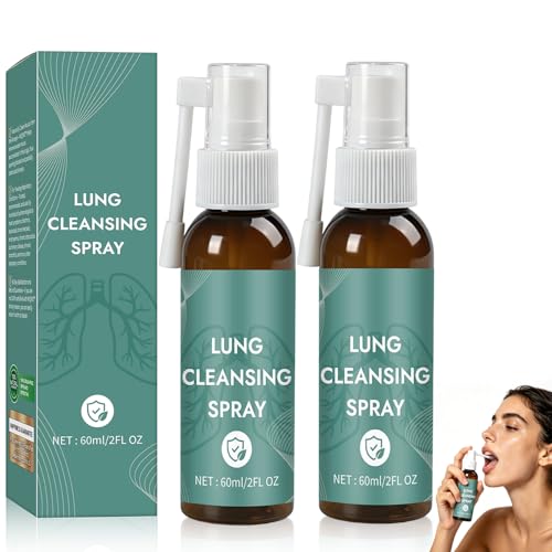 2Pcs Lung Cleansing Spray Natural Herbal Lung Cleaning Spray(60ml)
