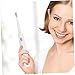 COLLBATH Electric Toothbrush Five-Speed Bristle Toothbrush Built Battery USB Charging for Deep Cleaning Gums and Hard Reach Areas White
