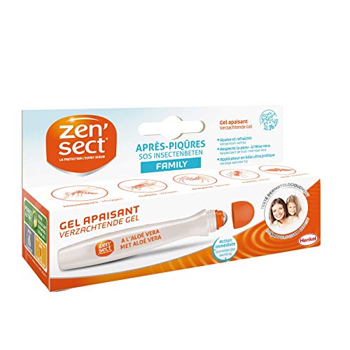 Zen'Sect Gel Apaisant Après-Piqûres - Gel apaisant (31g) - Roll-on Après-Piqûres Moustiques - Aloé Vera Cover