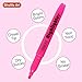 Shuttle Art Highlighters, 30 Pack Highlighters Bright Colors, Pink Colors Chisel Tip Dry-Quickly Non-Toxic Highlighter markers for Adults Kids Highlighting in the Home School Office