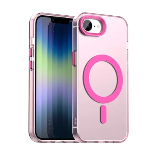 Coque magnétique sans fil iPhone 16 antichoc et translucide Candy