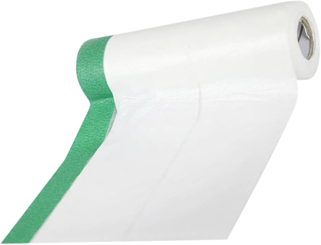 DOITOOL 1 Roll Auto Masking Film for Paint, White Plastic Washi