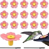 Lot de 20 mangeoires de rechange pour nectar pour colibri - Rose...