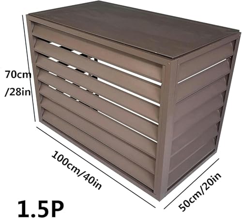 Malla aire acondicionado exterior con sistema antirrobo y diseño robusto para split 3